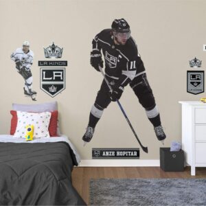 Anze Kopitar for Los Angeles Kings - Officially Licensed NHL Removable Wall Decal Life-Size Athlete + 12 Decals (46"W x 75"H) by