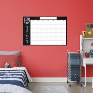 Los Angeles Kings Dry Erase Calendar - Officially Licensed NHL Removable Wall Decal Giant Decal (57"W x 34"H) by Fathead | Vinyl