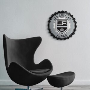 Los Angeles Kings: Officially Licensed NHL Bottle Cap Wall Sign 18.5x18.5 by Fathead