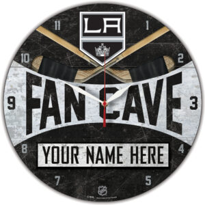 WinCraft Los Angeles Kings Personalized 14'' Round Wall Clock
