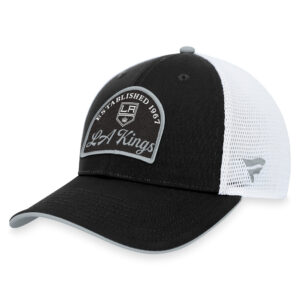 Men's Fanatics Branded Black/White Los Angeles Kings Fundamental Adjustable Hat
