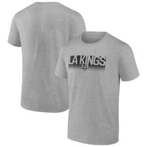 Men's Fanatics Branded Heathered Gray Los Angeles Kings Solid Formation T-Shirt